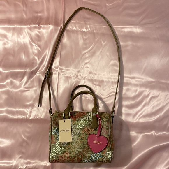 Juicy Couture Brown MailBox-Style Crossbody Heart Purse - Picture 3 of 5